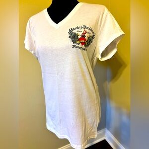Ladies Honolulu Harley Davidson Embellished Top
